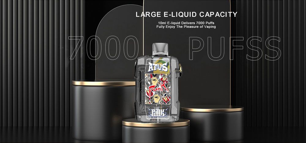 DE012 Texas TX USA 7000 Puffs Disposable Vapes with rechargeable and adjustable airflow ATVS Vape
