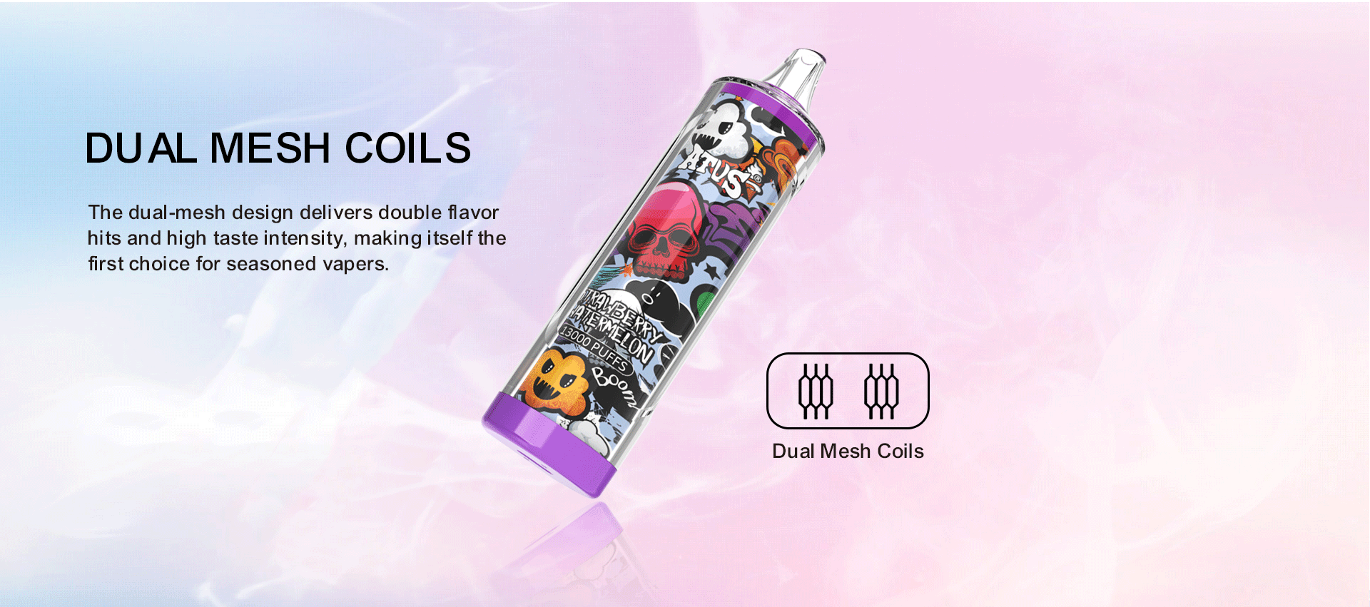 DE018 Texas TX USA 13000 Puffs Disposable Vape with rechargeable ATVS Vape
