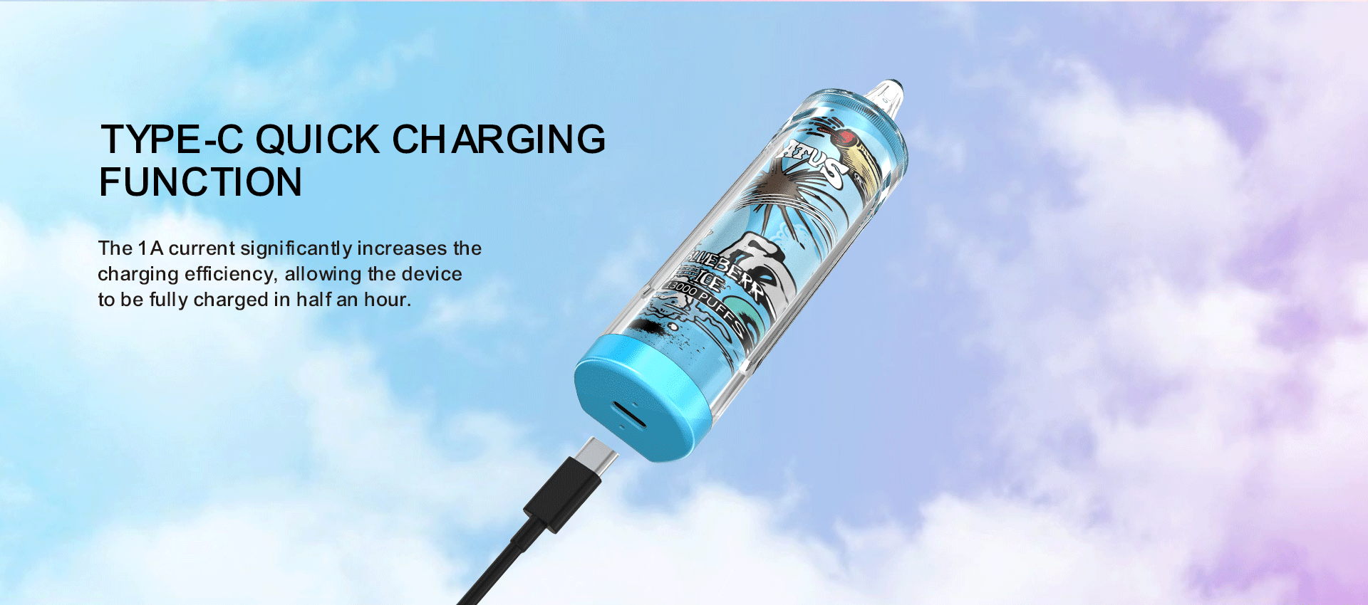 DE018 Texas TX USA 13000 Puffs Disposable Vape with rechargeable ATVS Vape