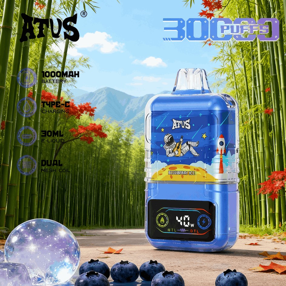 DE021 Texas TX USA 30000 Puffs Disposable Vape with LED display screen and adjustable airflow MTL DTL