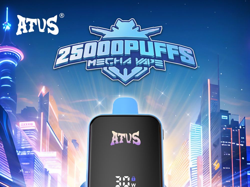 DE022 Texas TX USA 25000 Puffs Disposable Vape with Full screen rechargeable and adjustable airflow ATVS Vape