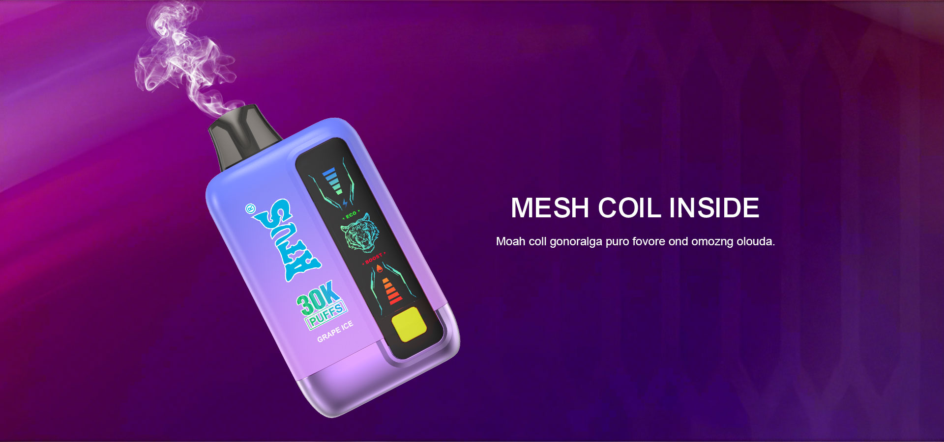DE026 Texas TX USA 30000 Puffs Disposable Vape with LED display screen and adjustable airflow ATVS Vape