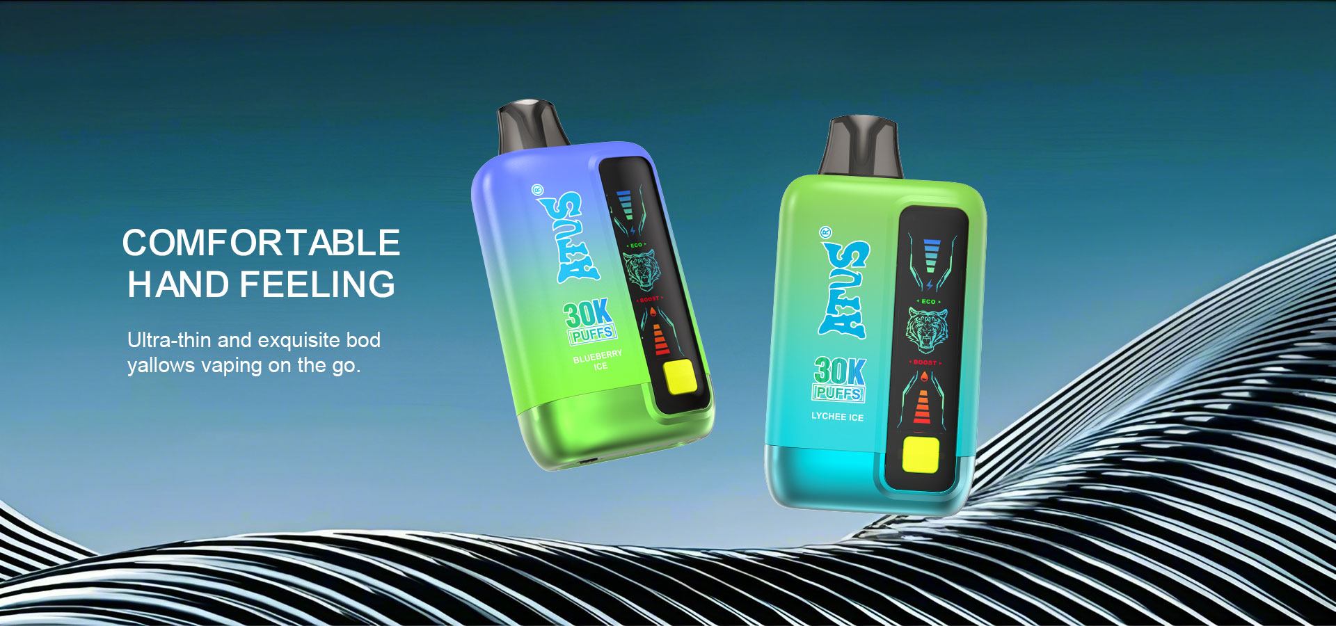 DE026 Texas TX USA 30000 Puffs Disposable Vape with LED display screen and adjustable airflow ATVS Vape